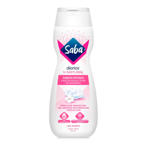 Imagen de Jabon Liquido Saba Intimo V-Natural 200 MLL