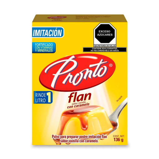 Imagen de Flan Pronto Vainilla Con Caramelo 136 GRS