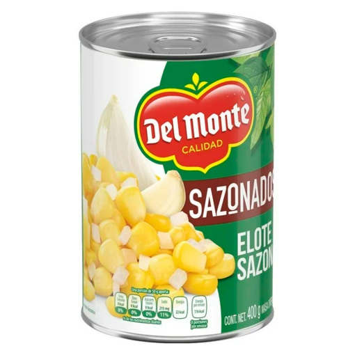 Imagen de Grano de Elote Sazonados Del Monte 400 GRS