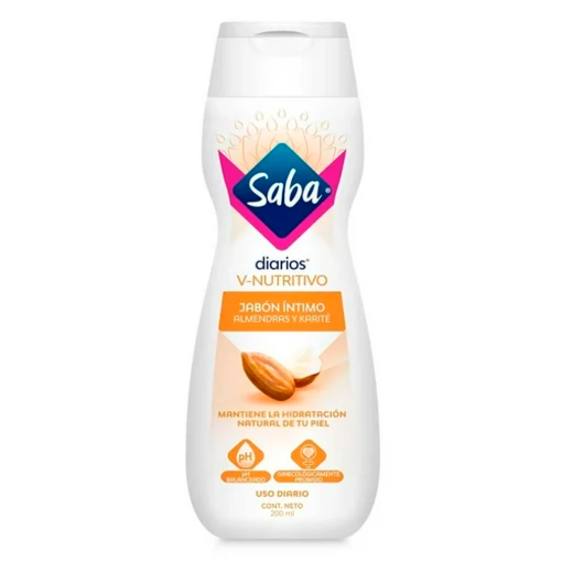 Imagen de Jabón Íntimo Saba Diarios V-Nutritivo 200 MLL