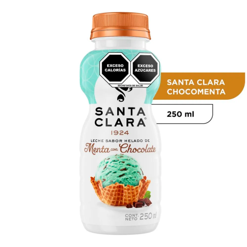 Imagen de Leche Santa Clara Menta C/choco 250 GRS