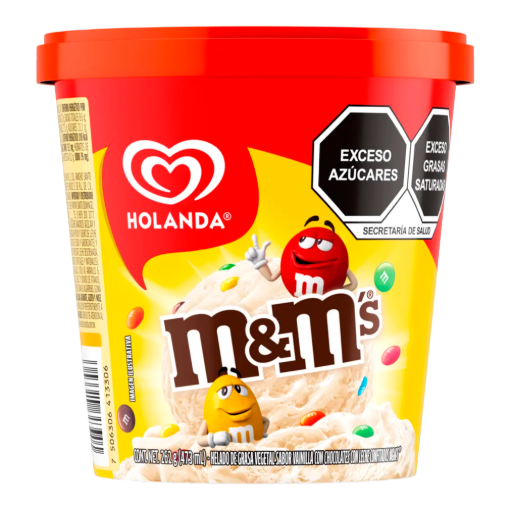 Imagen de Helado Holanda M&ms 473 MLL