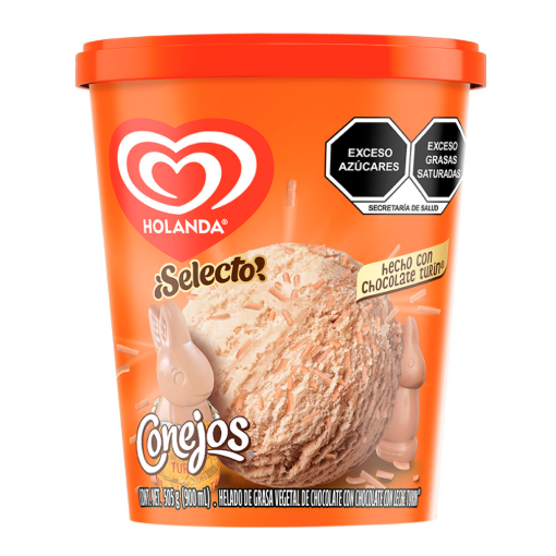 Imagen de Helado Holanda Chocolate Conejo 900 MLL