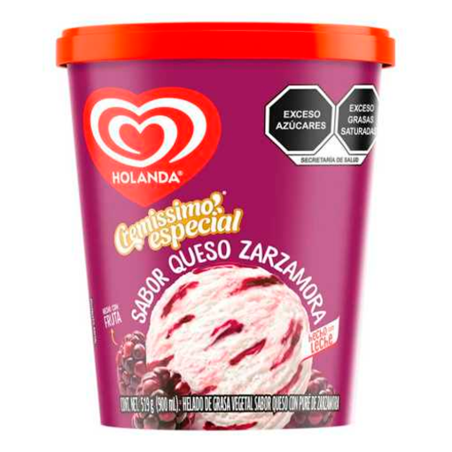 Imagen de Helado Holanda Queso Con Zarzamora 900 MLL