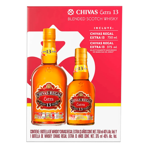 Imagen de Whisky Chivas Regal 13y Sherry+ch13yteq375 750 MLL
