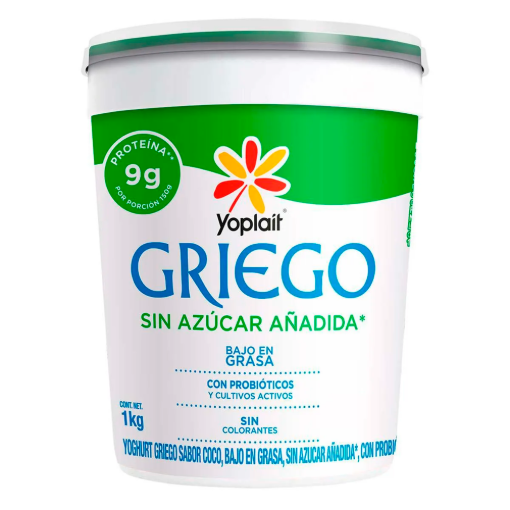 Imagen de Yogurth Yoplait Griego Coco sin Azúcar 1 LTS