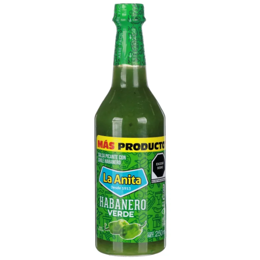 Imagen de Salsa La Anita Habanero Verde Original PET 250 MLL