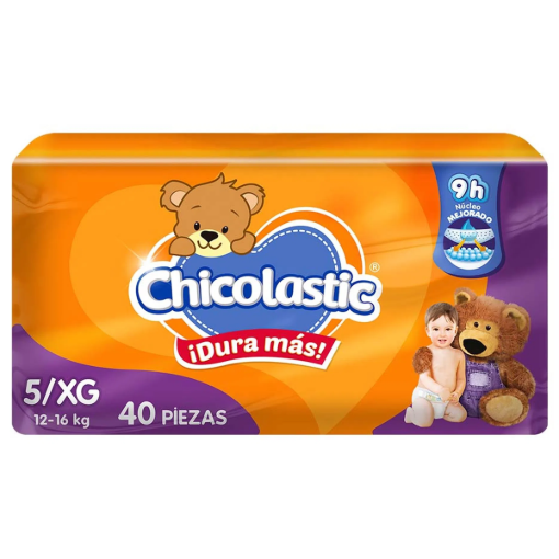 Imagen de Pañal Chicolastic Classic E5 Unisex +4 Piezas 40 PZS