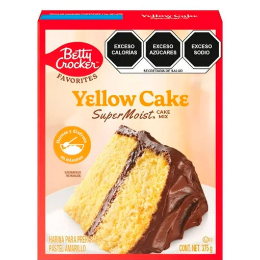 Imagen de Harina para Pastel Betty Crocker Mármol Pastel Amarillo 375 GRS