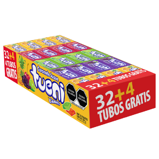 Imagen de Dulce Exh Dulce Canel´S Tueni Surtido +4Pzs  CanelS Suave 4S Su Tueni  +4Pzs 4 PZS
