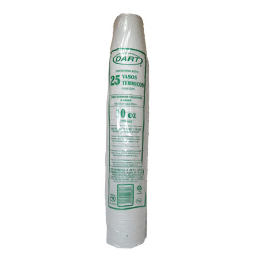 Imagen de Vaso Dart Termico Liso #10 25 PZS