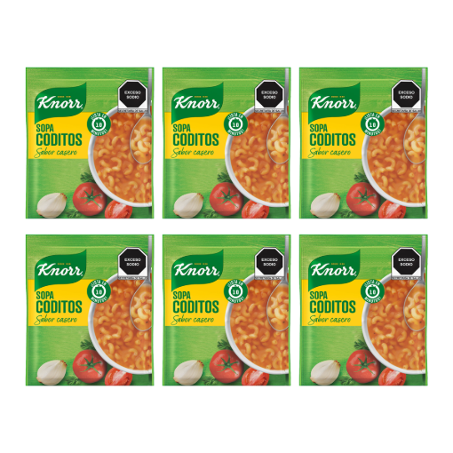 Imagen de Exhibidor Sopa Knorr Coditos N 95 GRS