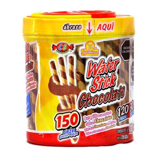 Imagen de Dulce Exh Dul Las Delicias Wafer Chocolate Las Delicias Chocolate 150 PZS