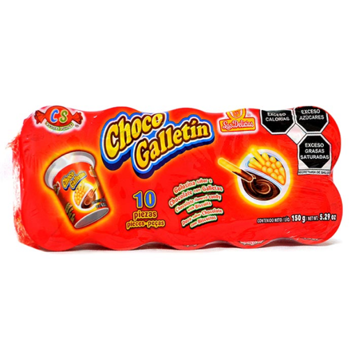 Imagen de Exhibidor Dulces Las Delicias Choco Galletín Vasito 15 GRS