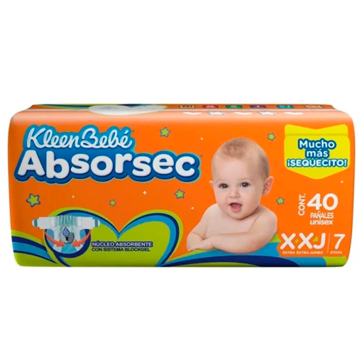 Imagen de Pañal Kbb Absorsec Xx Jum Kbb 40 PZS