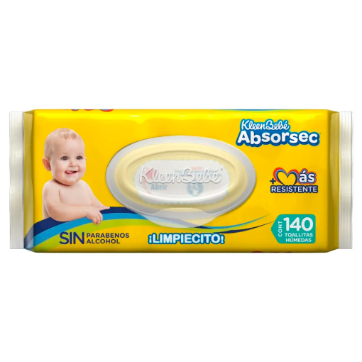 Imagen de Toalla Húmeda KBB Absorsec Limpiecito 140 PZS