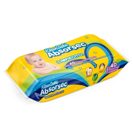 Imagen de Toalla Húmeda KBB Absorsec Limpiecito 40 PZS