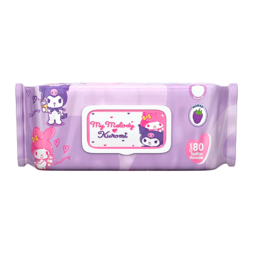 Imagen de Toalla Húmeda Baby Soft Hello Kitty Moras 80 PZS