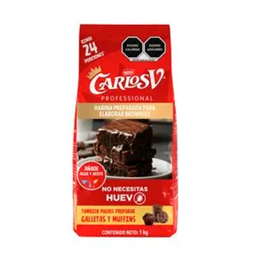 Imagen de Harina Nestlé Carlos V Mix Brownie 1 KGS