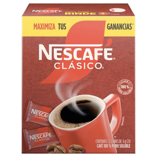 Imagen de Exhibidor Café Nescafé Clásico Stick 6 GRS