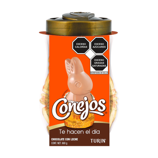 Imagen de Exhibidor Chocolate Turín Conejos Vit 600 GRS