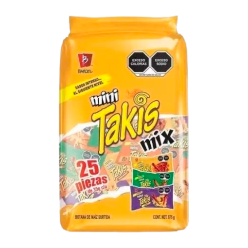 Imagen de Exhibidor Botanas Barcel Mini Takis Mix 35 GRS