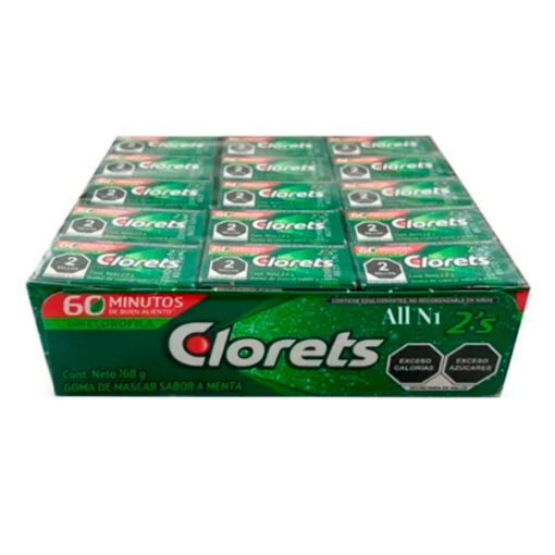 Imagen de Exhibidor Chicle Clorets 2’s 2.8 GRS