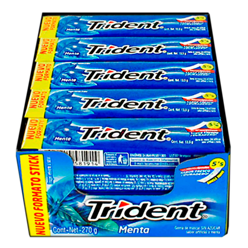 Imagen de Trident 5S Menta 13.5 GRS