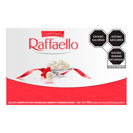Imagen de Exhibidor Chocolate Ferrero Raffaello 10 GRS