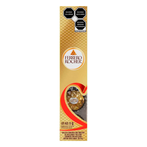 Imagen de Exhibidor Chocolate Ferrero Rocher Surtido 62.5 GRS