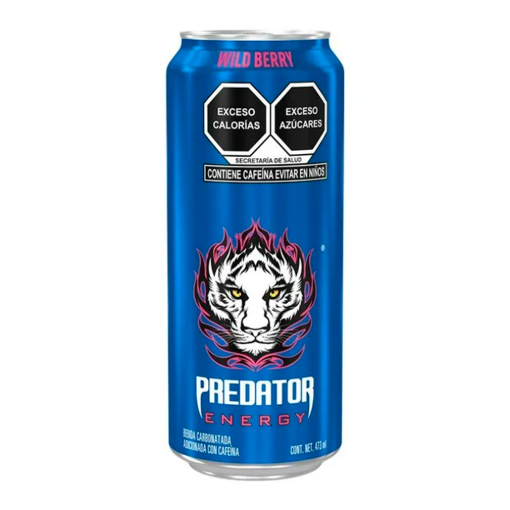 Imagen de Bebida Predator Energy Wild Berry 473 MLL
