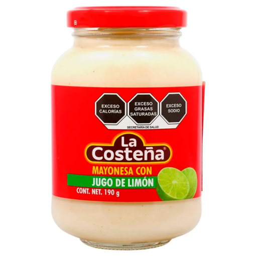 Imagen de Mayonesa Costeña Limon 8 C/Limon 190 GRS