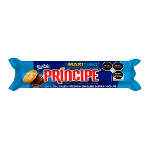 Imagen de Galletas Marinela Príncipe Tubo 210 GRS