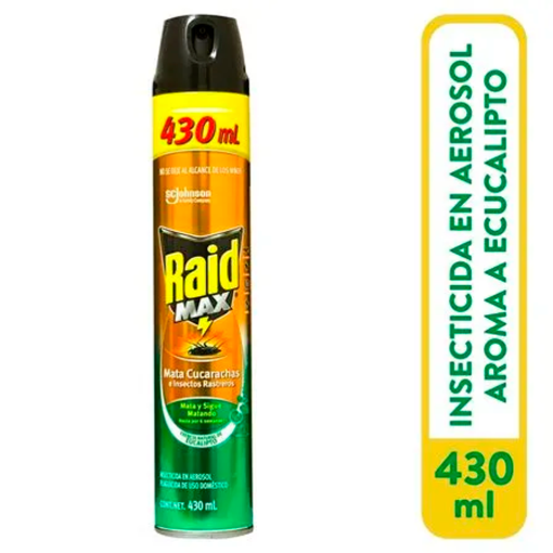 Imagen de Insecticida Raid Max Eucalipto Aerosol 430 MLL
