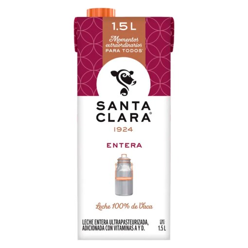 Imagen de Leche Santa Clara Entera 1.5 LTS