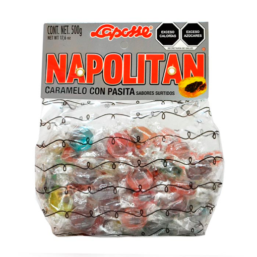 Imagen de Exhibidor Caramelo Laposse Napolitano Surtido 500 GRS