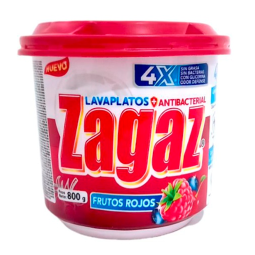 Imagen de Lavaplatos Zagaz Frutos Rojos con Cera 800 GRS