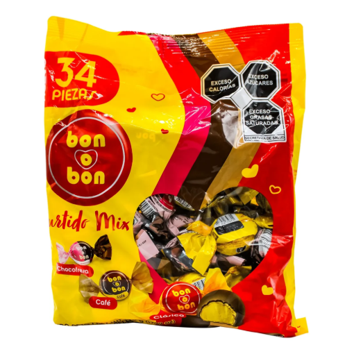 Imagen de Chocolate Arcor Bon o Bon Surtido Mix 34 PZS