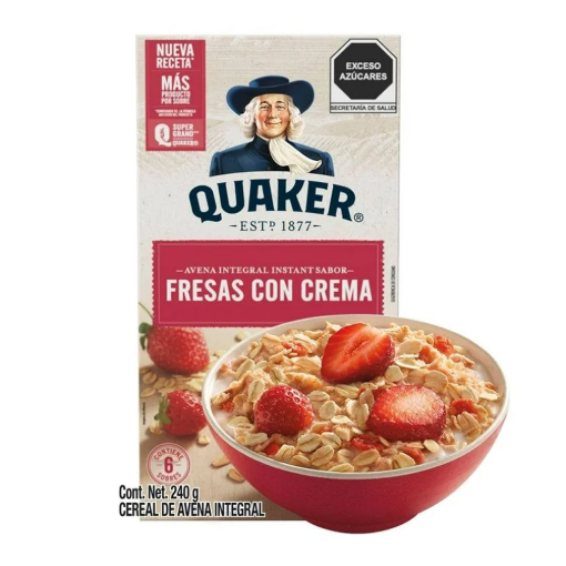 Imagen de Avena Quaker Instantánea Fresas con Crema 240 GRS