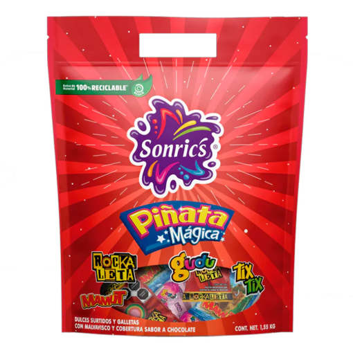 Imagen de Exh Dul SonricS Piñata Magica Sonrics 1.4 KGS