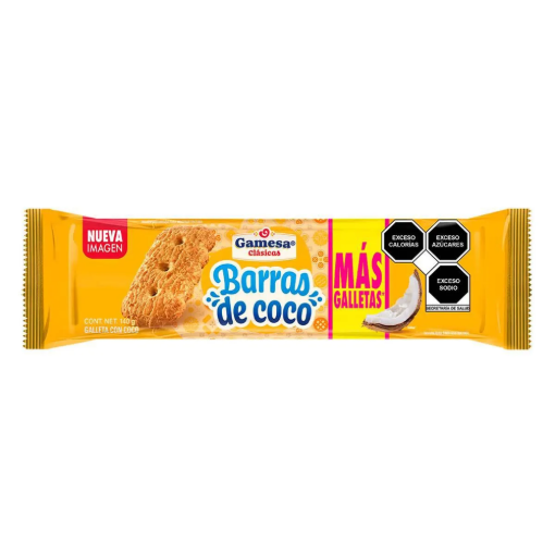 Imagen de Galletas Gamesa Barra Coco 140 GRS