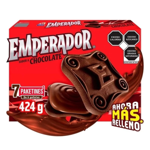 Imagen de Galletas Gamesa Emperador Chocolate 424 GRS