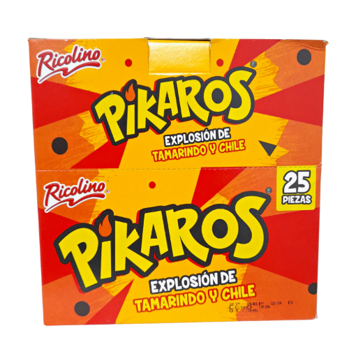 Imagen de Exhibidor Dulces Ricolino Pikaro´s 25 PZS