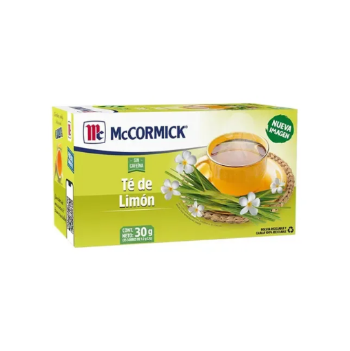 Imagen de Té McCormick Limón Pequeño 25 PZS