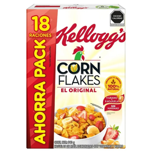 Imagen de Cereal Kellogg’s Corn Flakes 540 GRS