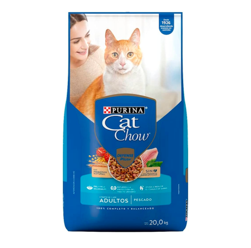 Imagen de Alimento Purina Cat Chow Adulto Pescado 20 KGS