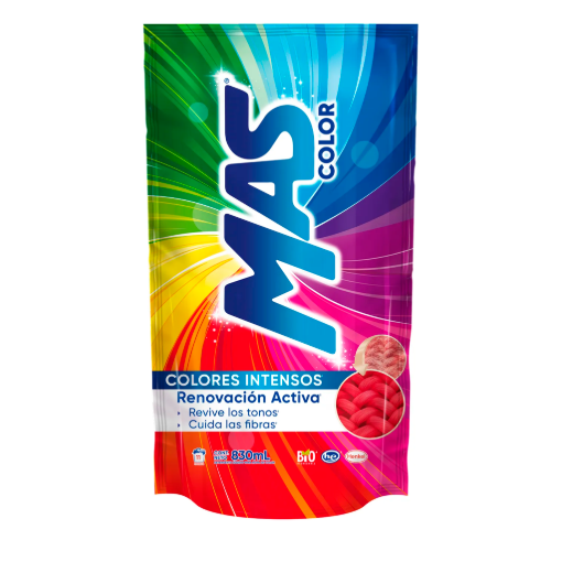 Imagen de Detergente Líquido Más Color Econopack 830 MLL