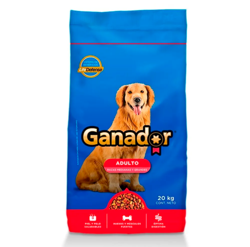 Imagen de Alimento Alim Ganador Adulto R.Med/Gde Premium Adulto  Adulto Orig Jumbo 20 KGS