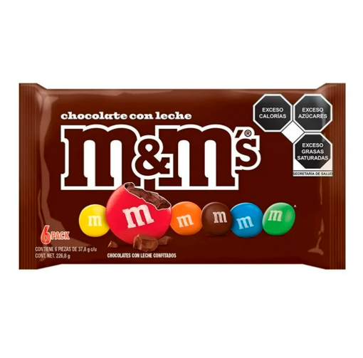 Imagen de Exhibidor Chocolate M&M’s Chocolate con Leche 37.8 GRS