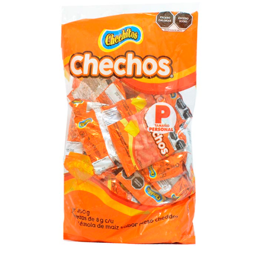 Imagen de Exhibidor Botanas Chechitos Chechos Queso 7 GRS